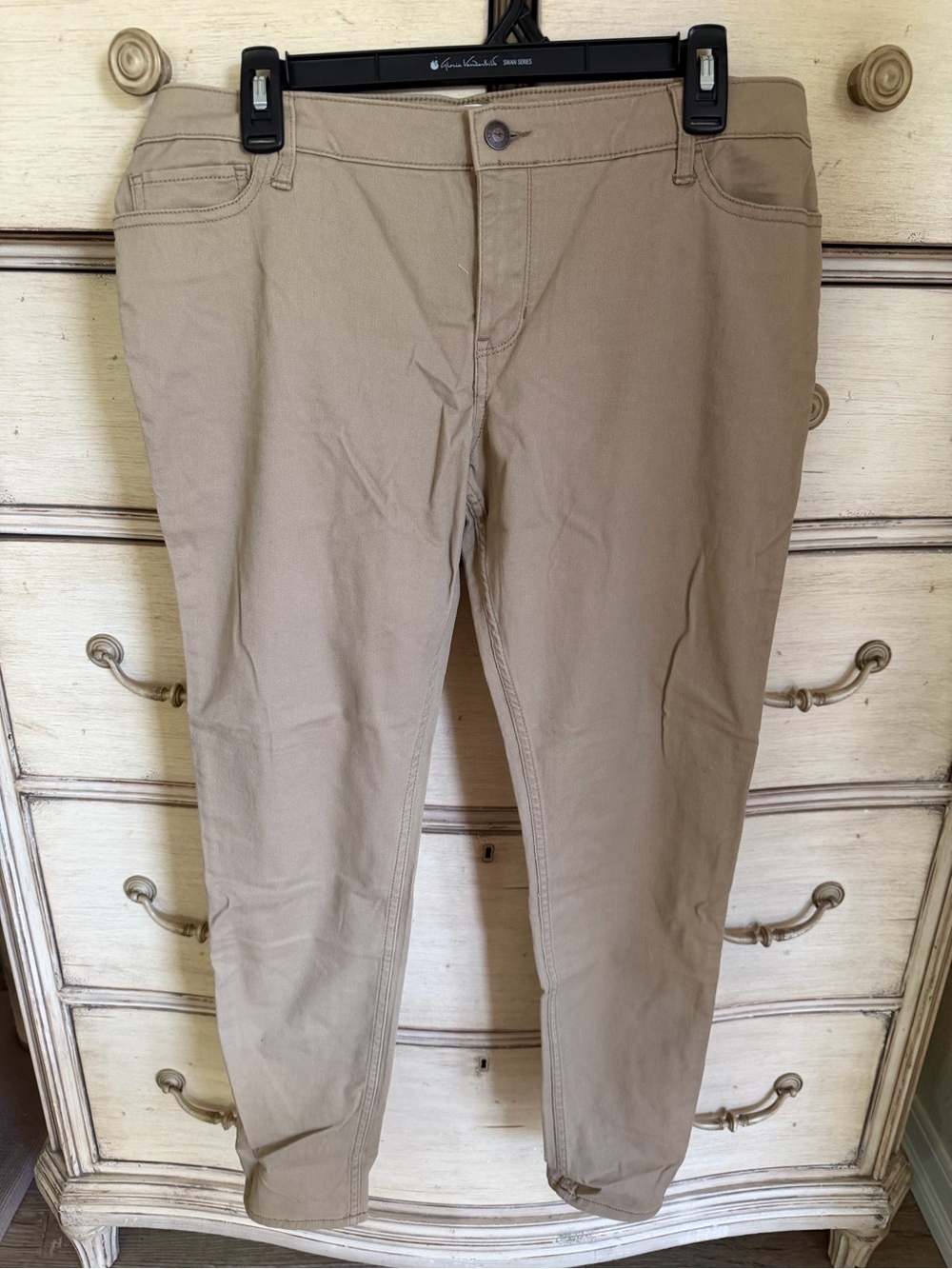 Hollister Khaki Stretch Casual Pants